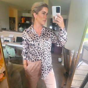 Leopard Nasty Gal Tunic Top